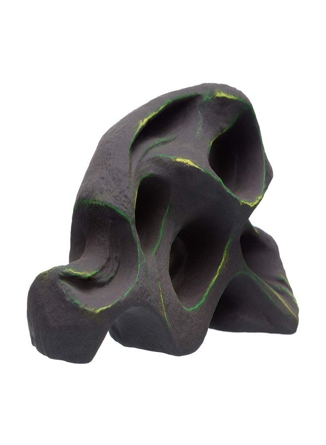 Plecoceramics كهف اختباء على شكل قرص العسل من بليكوسيراميكس لتزيين أحواض السمك، مناسب لأسماك البيتا والسيشيلد والبليكو - Image 1